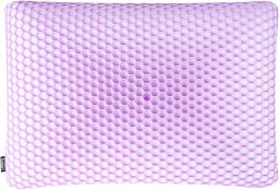 Beliani Poduszka ATHOS Niska Pianka memory 55 x 35 cm Fioletowy