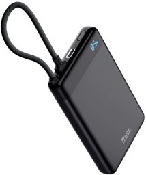 TRUST Powerbanka Fiera, 10000 mAh, S kabelem, 2x USB-C, černá
