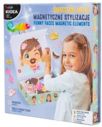 Śmieszne buzie magnetyczne stylizacje Kidea