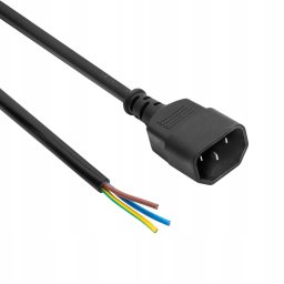 Akyga Kabel zasilający C14 AK-OT-10C CU 3x1mm 3m
