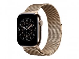 Apple 46mm Gold Milanese Loop - S/M