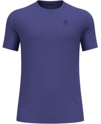 Bielizna termoaktywna z krótkim rękawem Odlo BL TOP crew neck l/s MERINO 160 roz. M Niebieska