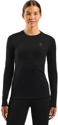 Koszulka damska ODLO Merino 160 BL Top Crew Neck l/s roz. M Czarna