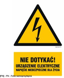 HA024 - Nie dotykać 75x113