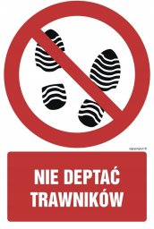 GC076 -  Nie deptać trawników 250x375