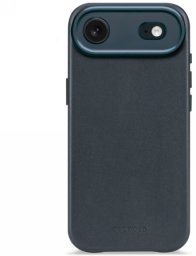 Decoded Leather Backcover - skórzana obudowa ochronna do iPhone 17 Air kompatybilna z MagSafe (navy shadow)