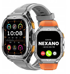 SMARTWATCH MĘSKI ZEGAREK GPS WODOODPORNY ROZMOWY SMART WATCH SPORT MENU PL
