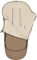 Zaffiro - Regulowany wełniany śpiwór EverGrow Aspen 0-36m - Latte U