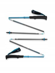 Kije Trekkingowe Diamond Black Distance Carbon Z  125cm - Desert Sky