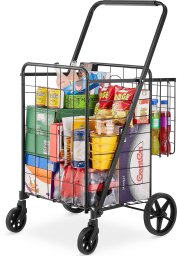 Koszyk na zakupy duży sklepowy składany do 50 kg
