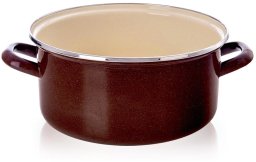 Garnek emaliowany BROWN 24 cm, 4 l