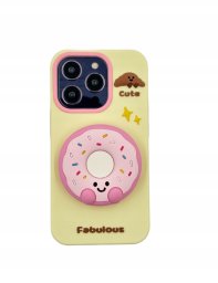 ETUI CASE 3D DONAT Z PODSTAWKĄ IPHONE 13