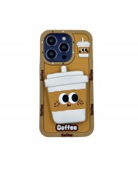 ETUI CASE 3D COFFEE Z PODSTAWKĄ IPHONE 16