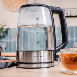 Czajnik Cecotec Kettle | ThermoSense 340 Clear | Electric | 2200 W | 1.7 L | Glass | 360° rotational base | Clear