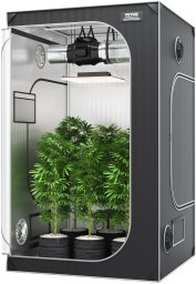 Namiot do Uprawy Hydroponicznej 122 x 122 cm