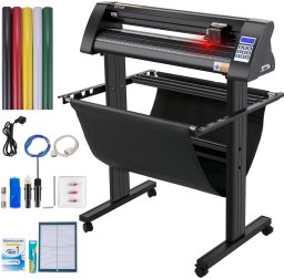 Profesjonalny ploter tnący 870 mm półautomatyczny, sensor optyczny