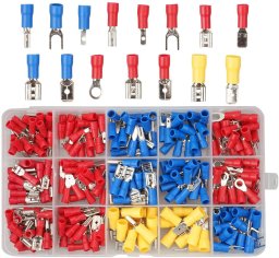 Zestaw konektorów 15 rodzajów 280szt izolowanych z