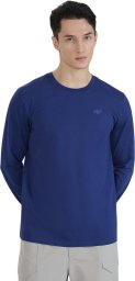 Koszulka męska 4F Longsleeve M432 granatowa 4FWMM00TLONM432 031S 3XL