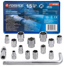 Zestaw narzędzi 15el. (6-kątncyh) (10-32mm)