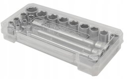 Zestaw narzędzi 3/8" 20el. z nasadkami (6-22mm), adapterami i przedłużkami