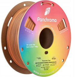 Polymaker Filament Panchroma PLA Dual Shadow Orange 1,75mm 1kg - Orange-Black}