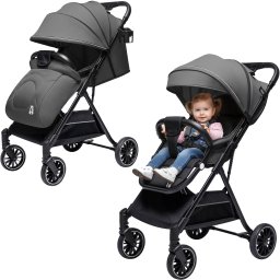 Wózek Mama Kids WÓZEK DZIECIĘCY SPACERÓWKA ORSETTO AURORA SZARY