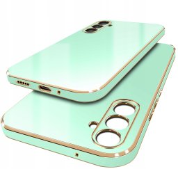 krainaGSM Etui do Samsung A17 5G SILIKONOWE ELEGANCKIE SLIM + Szkło 9H