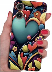 krainaGSM Etui do Motorola Moto G85 5G WZORY SILIKONOWE MATT CASE