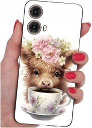 krainaGSM Etui do Motorola Moto G85 5G WZORY |SILIKONOWE MATT CASE