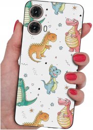 krainaGSM Etui do Motorola Moto G85 5G WZORY |SILIKONOWE MATT CASE
