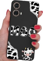 krainaGSM Etui do Motorola Moto G85 5G WZORY |SILIKONOWE MATT CASE