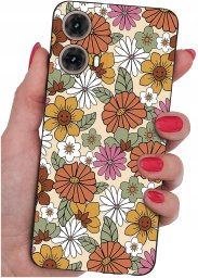 krainaGSM Etui do Motorola Moto G85 5G WZORY |SILIKONOWE MATT CASE