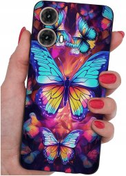 krainaGSM Etui do Motorola Moto G85 5G WZORY |SILIKONOWE MATT CASE