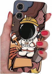 krainaGSM Etui do Motorola Moto G85 5G WZORY |SILIKONOWE MATT CASE