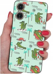 krainaGSM Etui do Motorola Moto G85 5G WZORY |SILIKONOWE MATT CASE