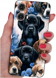 krainaGSM Etui do Motorola Moto G85 5G WZORY |SILIKONOWE MATT CASE