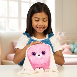 SCRUFF-A-LUVS pliušinis gyvūnėlis, rozā, 19 cm