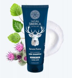 NATURA SIBERICA_For Men Severe Force szampon głęboko oczyszczający 200ml