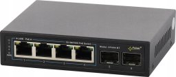 SFG64WP-BT PULSAR Switch PoE 6-portowy Gigabit Ethernet 2x SFP 4x PoE++