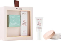 Paese All About The Base 02 zestaw rozświetlający krem do twarzy 30ml + sypki puder ryżowy 10g
