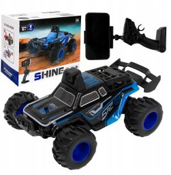 Zdalnie Sterowane Auto Samochód Z Kamerą Wifi Podgląd Na Żywo Led + Pilot
