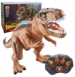 Zdalnie Sterowany Dinozaur Na Pilot Interaktywny T-Rex Chodzi Ryczy Led