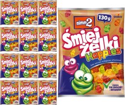 nimm2 Śmiejżelki Happies Żelki owocowe wzbogacone witaminami 130 g x 12 sztuk