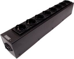 Tomanek TAP8S - listwa zasilająca SLIM jednorzędowa do sprzętu audio z filtrem sieci