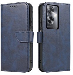 krainaGSM Etui do Oppo A79 5G Skórzane PORTFEL SKIN CASE +Szkło
