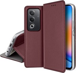 ETUI SKÓRZANE do Oppo A80 5G MAGNETYCZNE BOOK CASE TOKRA SZKŁO 9H