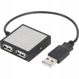 Renkforce 4 porte USB 2.0-hub Sølv