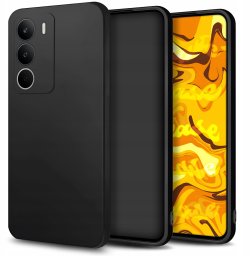 Etui do Realme C71 (Czarne, Matowe, Obudowa Slim, Silikon, Ochronne, Case)