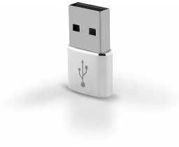Adapter USB Mocco USB-A - USB-C Biały  (4752168112410)