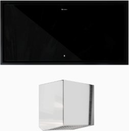 Okap kuchenny GLOBALO NOVELTI 100.1 Black + Turbina TZ 1.1 one size